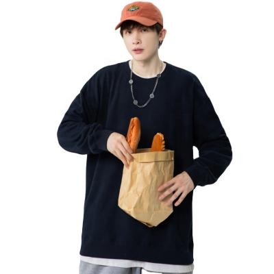 China Good Quality Men's Regular Hoodies O-Neck Anti-Shrink Autumn Solid Color Anti-pilling for sale