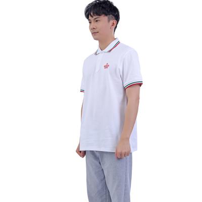 China Good Reputation Shorts QUICK DRY Sleeve Knitted Cotton Polo Shirts Unisex Breathable for sale