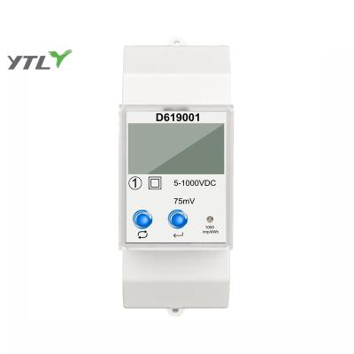 China PC Single Phase DC Power Meter With LCD Display Watt Meter DC Digital Electricity Meter 60A Direct Connection for sale