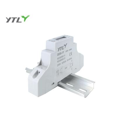 China Case: PBT Single Phase DIN Rail Meter 100A Multifunction Meter For Energy Monitoring RS485 Communication for sale