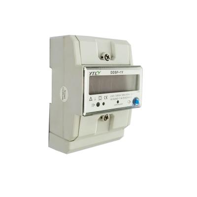 China Multifunction PC Single Phase RS485 Tariff Energy Meter for sale