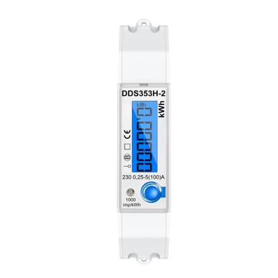 China YTL DDS353H 100A Din-Rail 1 Multichannel Meter Phase 1 MI Approved Electric Meter Model DDS353H for sale