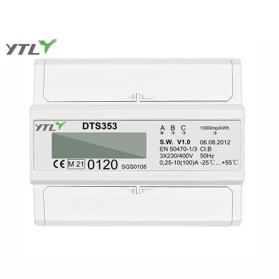 China 3 Phase Energy Meter RS485 DIN Rail Remote For Electric Meter D519014 for sale