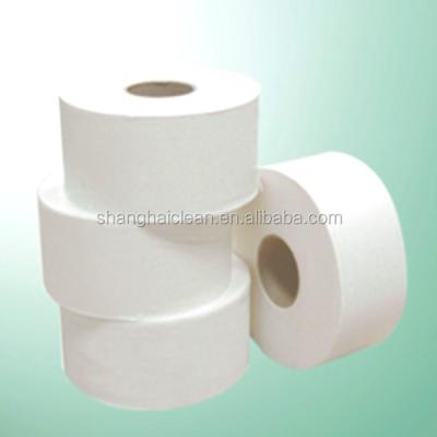 China Virgin Wood Pulps 100% Virgin Pulp Jumbo Toilet Paper In Public Place 2 PLY Toilet Paper Embossing Jumbo Rolls for sale