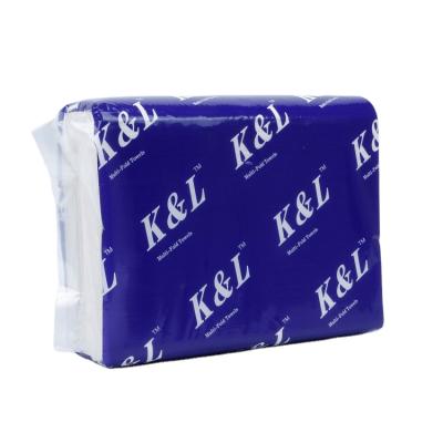 China Water Absorption 100% Recycle Pulp Hand Tissue Roll Custom Embossing 2 Ply Tissue Paper Ply Hand Towel for sale