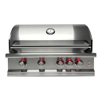 China Adjustable Height The Most Popular Export Quality OEM Design Assembled Outdoor Stainless Steel Gas BBQ Grill for sale