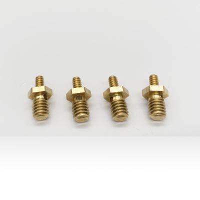 China Printed circuit board. Computer motherboard hex stud m3 6-32# stainless steel brass stud blind through hole double pass double hex hole brass stud for sale