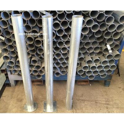 China Roadway Security Metal Fence Galvanized Steel Security Bollard Removable for sale