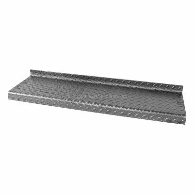 China Industrial Diamond Steel Checker Plate Stair Galvanized Tread for sale