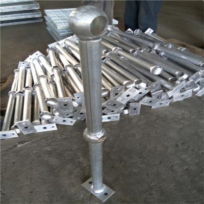 China Industrial Oxidation Aluminum Ball Joint Railing Brackets for sale