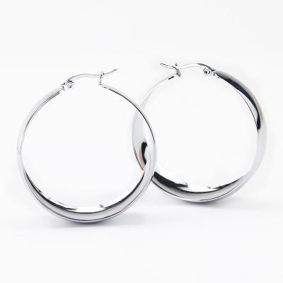 China FASHIONABLE newcomer high quality earring, simple style rank waterproof top stainless steel earring jewelry wholesale for man and woman for sale