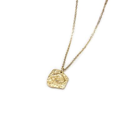 China New Arrival FASHIONABLE Custom Jewelry Manufacturer High Quality High Quality 18k Gold Plated Stainless Steel Necklace for sale