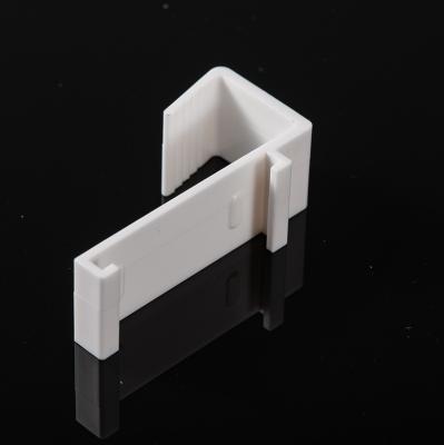 China 17mm Mini Blinds Parts Plastic Blinds Fixing Support L Bracket Installation Support Feet Hooks For 17mm Mini Roller Blinds for sale