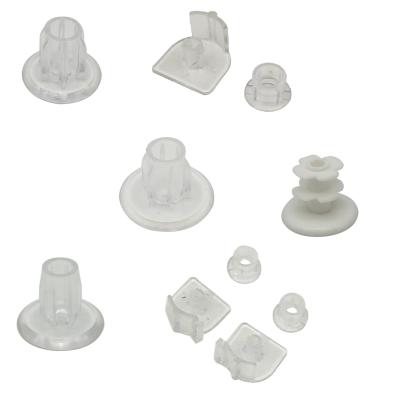 China 17mm Mini Blinds Track Clear White Plastic Seal Cap Shade Parts For 17mm Mini Blinds Track for sale