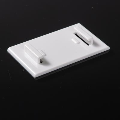 China Mini Blinds 17mm Plastic Wall Shade Parts Mini 17mm Installation Bracket Hanger Feet Hook Repair Plate for sale