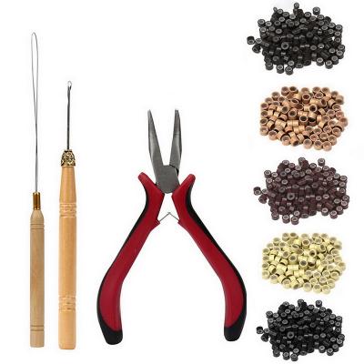 China Multi-Functi Stainless Steel Hair Extension Tools Pliers Easy Clean Hair Extension Pliers For Hair Extension for sale