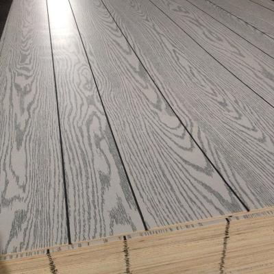 China 3.0MM modern wall decorative panel, fluted faced plywood for sale