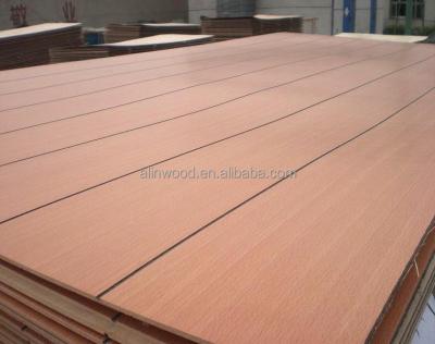 China Minimalist high quality fluted plywood for sale