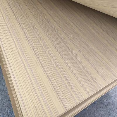 China 1.8mm Veneered MDF Teak Moisture Proof Straight Line for sale