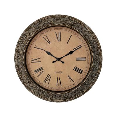 China Antique Style Luxury Custom Quartz Hot Selling Modern Large Wall Clock for sale