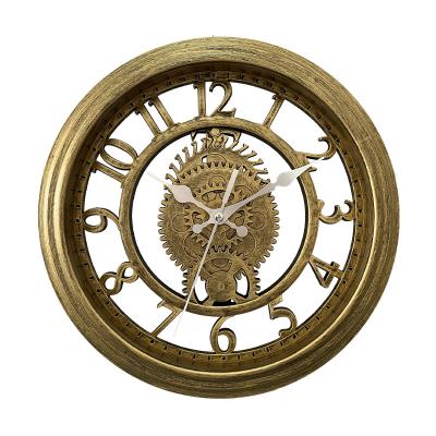 China Business Rustic Gift Customized Wholesale Wall Decor Industrial Style Wall Clocks for sale