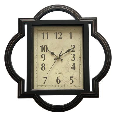 China Wholesale Rustic Home Decorative Photo Framed Wall Clock Gift With Good Quality Clock for sale