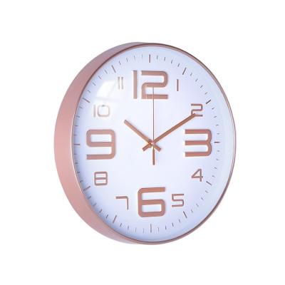 China 3D Digital Contemporary Wall Clock Contemporary Home Decor Wall Watch for sale