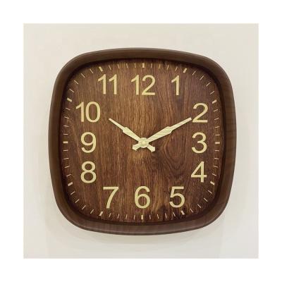 China Promotional new trend country modern wall clocks cheap product square for living room modern wall clock for sale