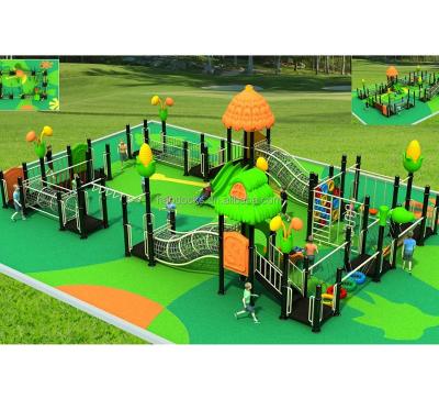 China UV & Weathered Heavy Duty Customized Mega Size Playground Playsets For Game Theme Park for sale