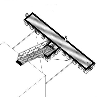 China Factory Direct Marina Floating Jetty Aluminum Dock Deck Boathouse Structure Maintenance Free for sale