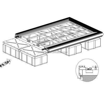 China Marina System Metal Frame Floating Dock Maintenance Free Coastal Jetty for sale