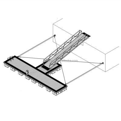 China China New Design Quality Waterfront Maintenance Free Aluminum Structure Floating Dock for sale