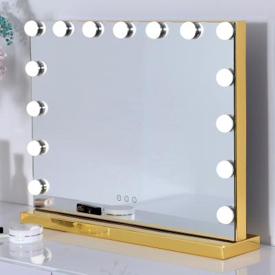 China Mulit-function Lighted Furniture Hollywood Table Make Up / Makeup LED Light Mirror for sale