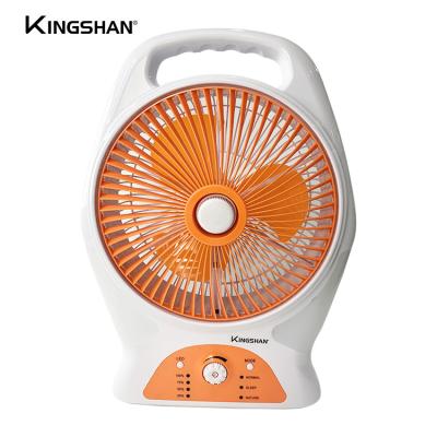 China / Desktop Rechargeable Rechargeable Fan Light Fan Emergency Radio Light for sale