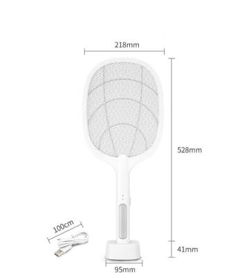 China Viable Electric Mosquito Killer with USB2 in 1 Rechargeable Mosquito Swatter Holder Indoor Mosquito Swatter for sale