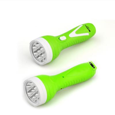 China Emergency Energy Saving and Long Lasting Rechargeable Flashlight 700 mAh Hidden Charging Socket for sale