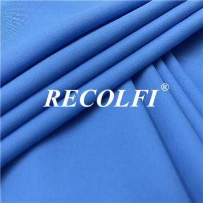 Cina L'allungamento Unifi di modo di Microfiber 4 ha riciclato il tessuto serico ammorbidisce il solido di finitura in vendita