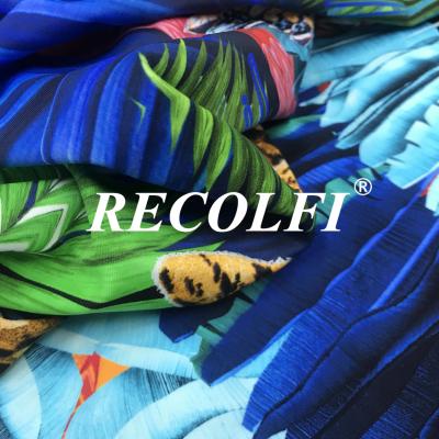 China Printed Spandex Sublimation Digital Recycled Elastane For Running Gear Yoga Clothes for sale