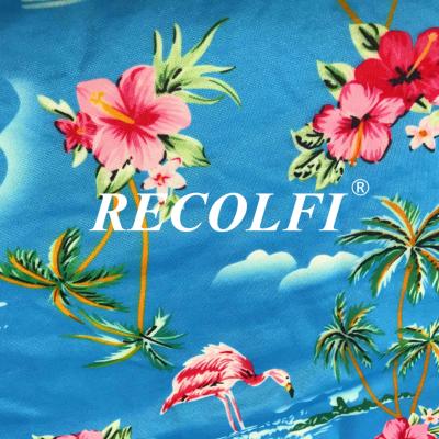 Cina Nylon costolato di Repreve del tessuto dello Swimwear della stampa di Digital e elastan di ROICA in vendita