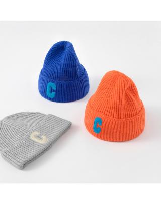 China Fashion C JOINT autumn and winter custom pure color knit hats unisex fashion and colorful warm for sale