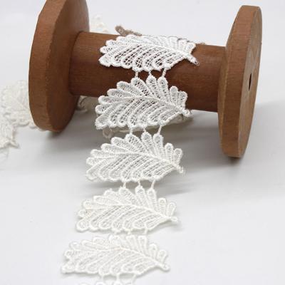 China MSBJ678 White High Quality Water Soluble Milk Embroidery Lace Sheet Lace Silk Water Soluble Trim for sale