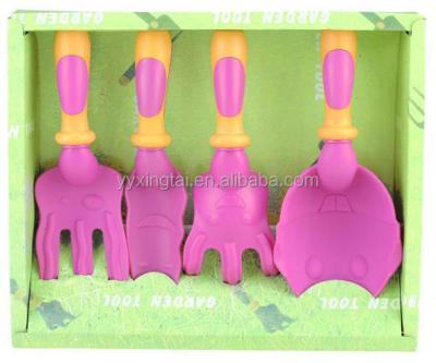 China Plastic sand mold toys, plastic sand beach toys set for kids, summer toy kids plastic sand shovels for sale