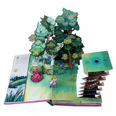 China paper & Custom Books Pop 3D Children's Natural Cardboard Offset Printing Children's Cardboard Books for sale