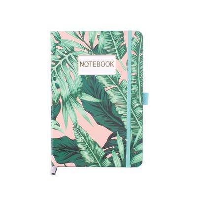 China The Hardcover Book Tropical Plants Notebook Hardcover Book Inscribed Logo Notebook Manufacturer Custom Made for sale