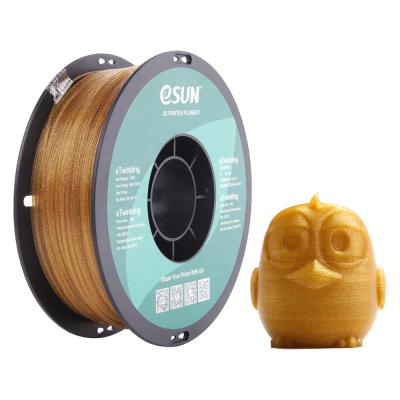 China FDM 3D Printer Pen ESUN 3D Etwinkling PLA Filament 1.75mm 1kg/roll 3D Printer for sale