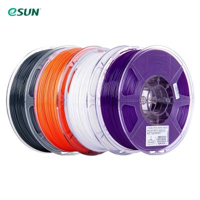 China FDM 3D Printer Pen eSUN Wholesale PETG 1.75mm 1kg/roll 3D Printer Filament for sale