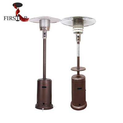 China Stocked Meeting Outdoor Party Garden Winter Patio Heater Floor Standing Heater Gas Patio Heaters With Wheels for sale