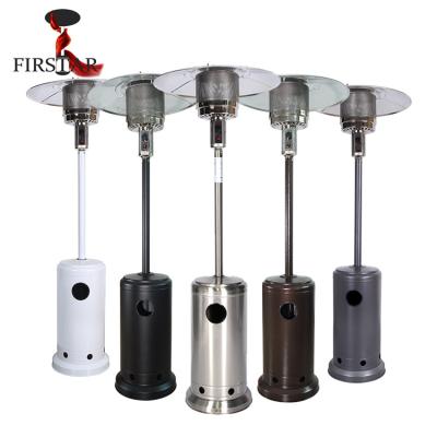 China Yard Garden Gas Patio Heater Natural Gas Stocked Outdoor Steel Patio Heater with 46,000 Btu for sale