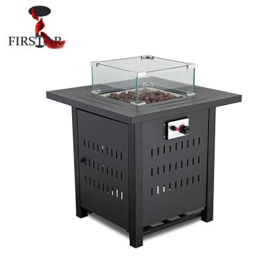 China Stored Safety Winter Butane Propane Flame Patio Garden Gas Fire Pit Contemporary Outdoor Table for sale