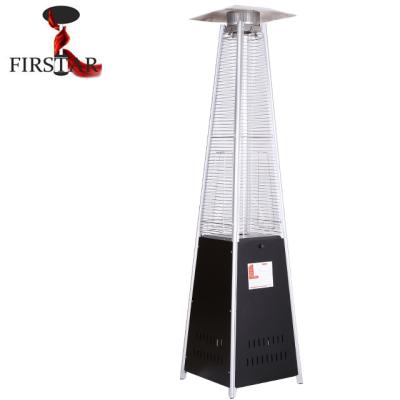 China Stocked Blue Black Color Gas Flame Pyramid Heater for sale